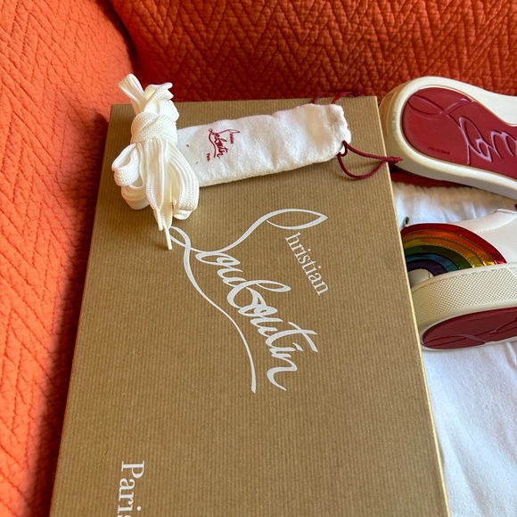 CHRISTIAN LOUBOUTIN Arkenspeed Rainbow Low top sneaker. Size 39.5. - Picture 4 of 4